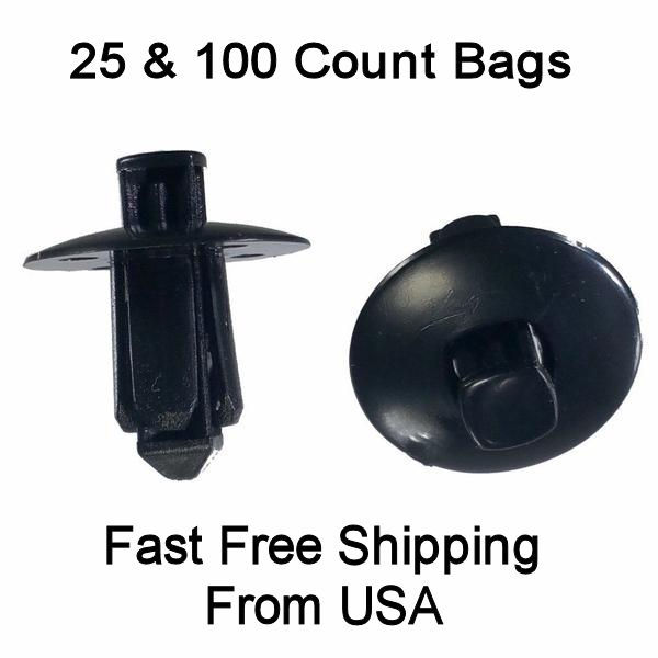 Nylon Bumper Cover Push Clip Retainer Fits Nissan 01553-06721 Auveco 17347