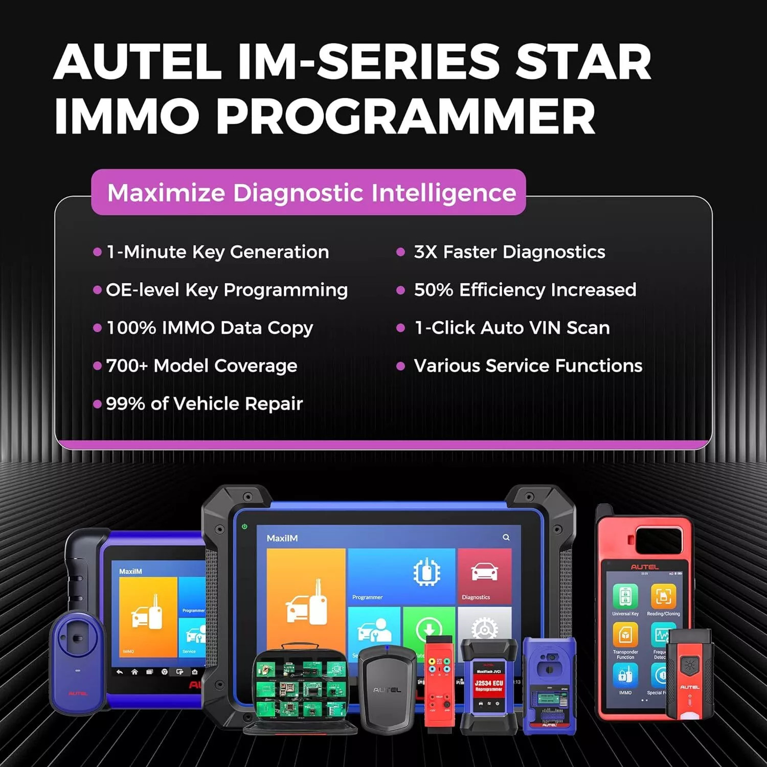 2026 Autel MaxiIM KM100 KM100E Key Fob Programming Tool Programmer Immobilizer