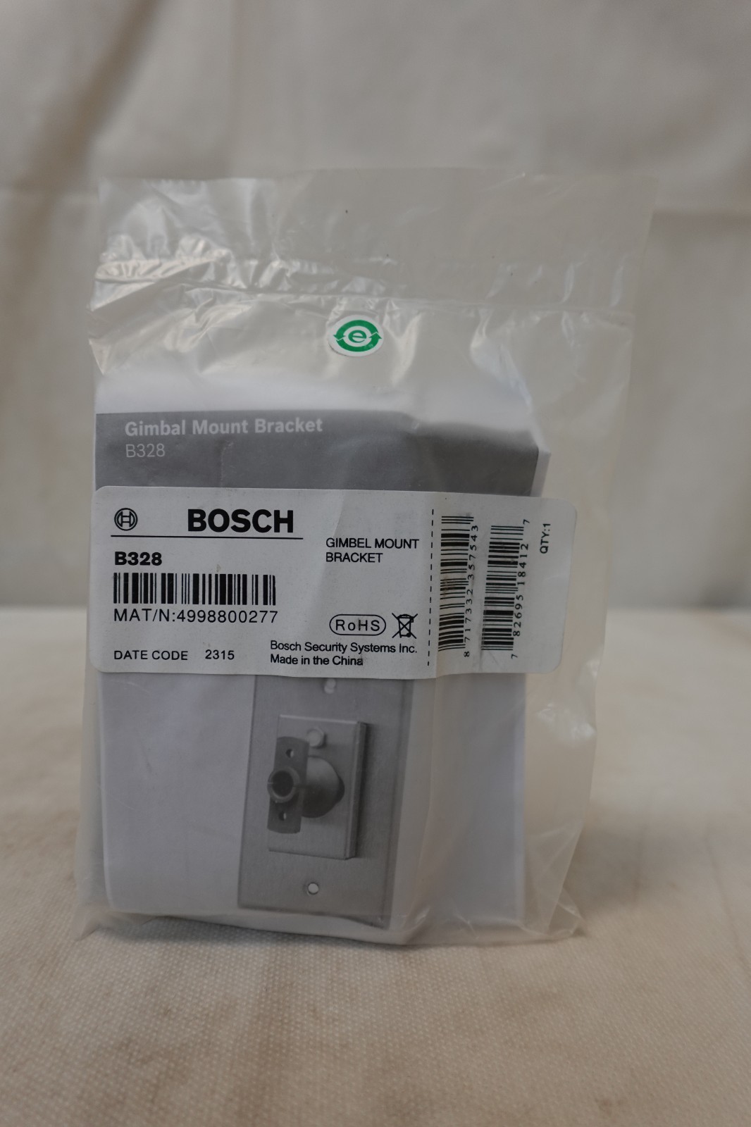 NEW Bosch Security Systems B328 Swivel Rotating Gimble Mount Bracket Assembly