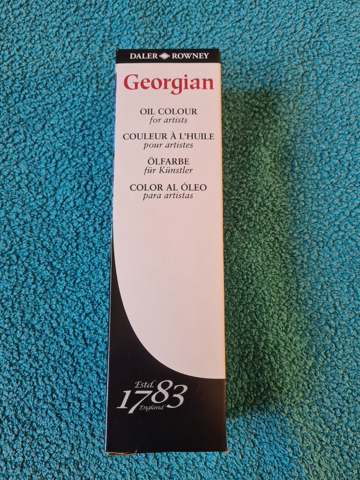 Daler Rowney Georgian Oil Colour tube 225ml, Burnt Sienna 221, new