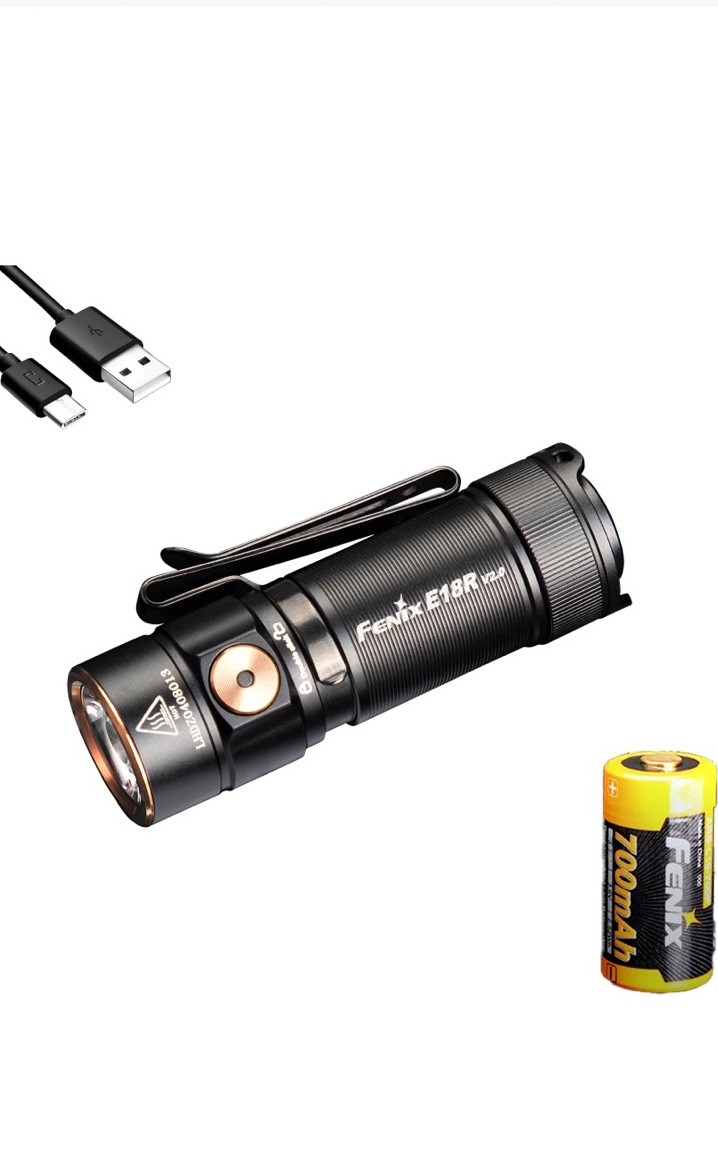 Fenix E18R v2.0 1200 Lumen Rechargeable EDC Flashlight