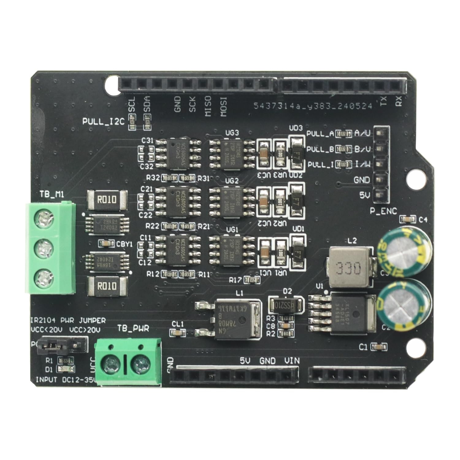 1PCS SimpleFOC Shield SimpleFOC BLDC Motor Controller for FOC BLDC Motor Cont...