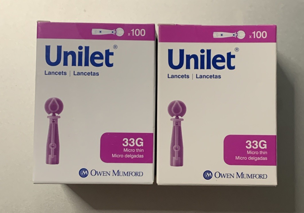 Unilet Lancets 33g Micro Thin