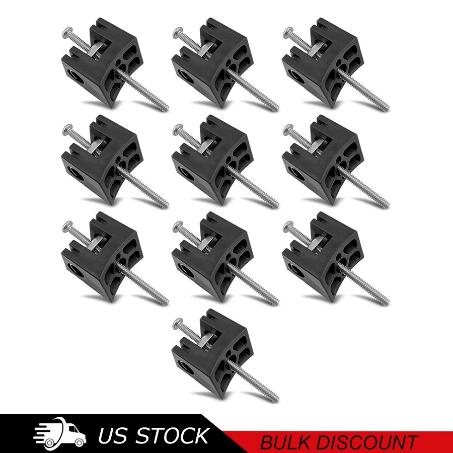 10 PC Broken Screw Tab Set Replacement 132 for Pool Light Niche Wedge Repair