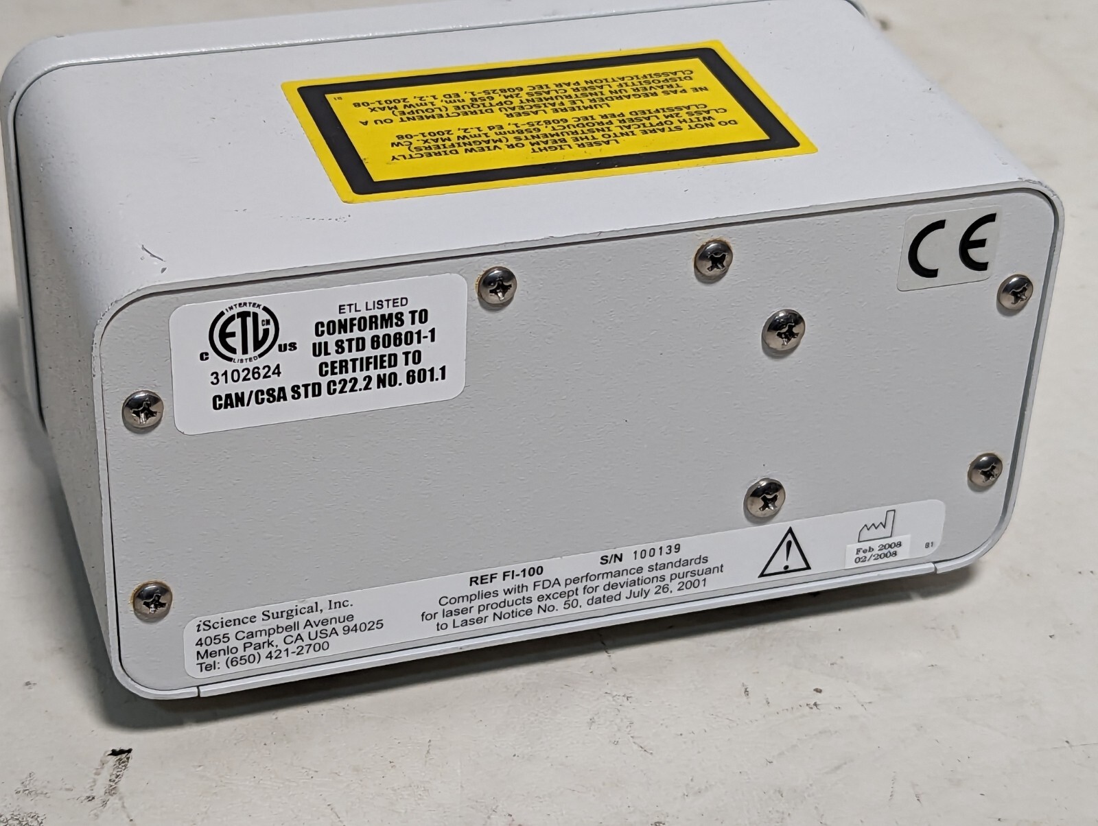 iScience iLumin FI-100 Fiberoptic Illuminator Microillumination Light Source