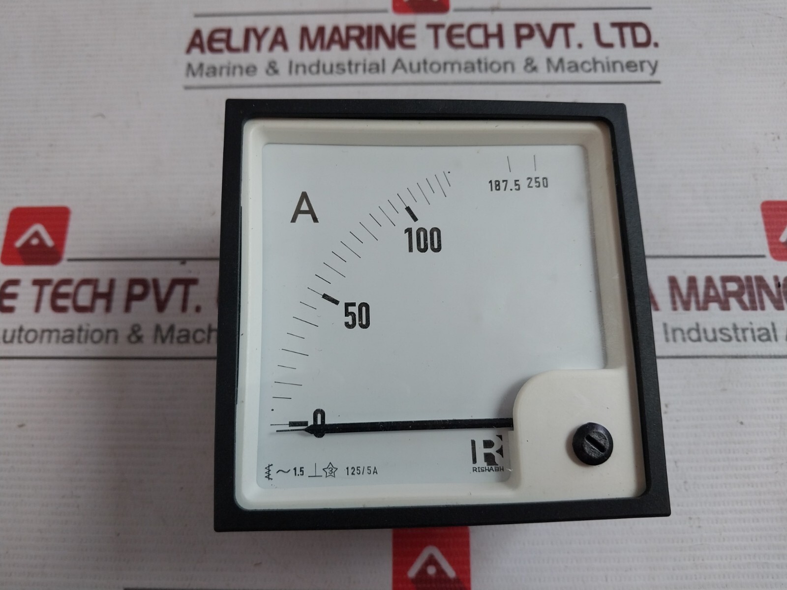 RISHABH EQ96 AC Analog Voltmeter SACC02134686 0-125/250A E236986
