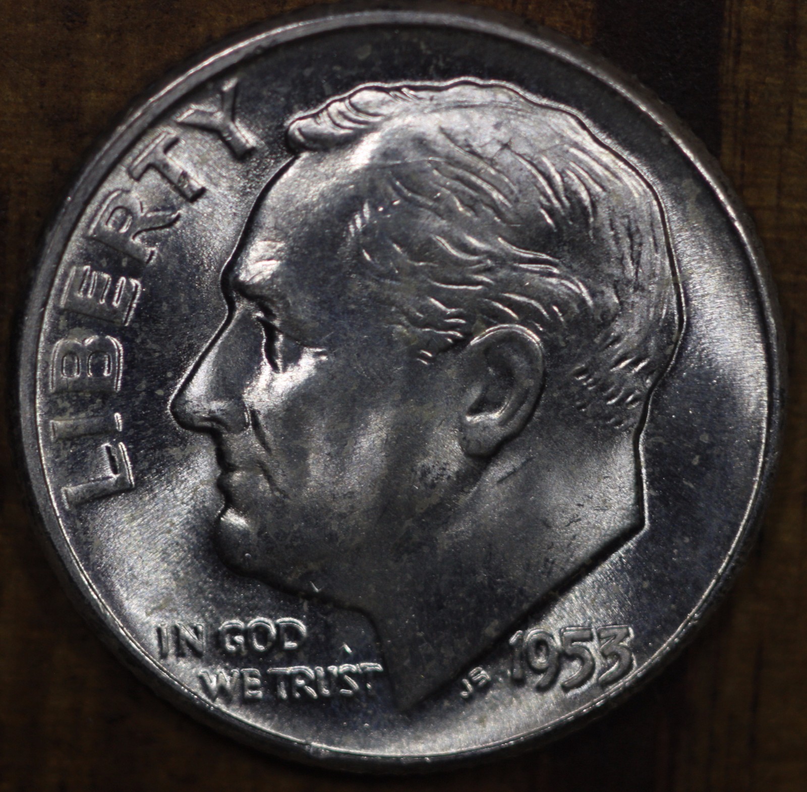 1953 P Roosevelt Dime CH BU LUSTER! 90% Silver OBW Roll