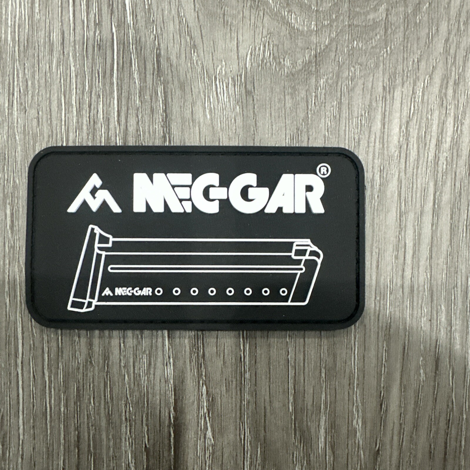 Shot Show Mec-Gar morale patch Black Las Vegas