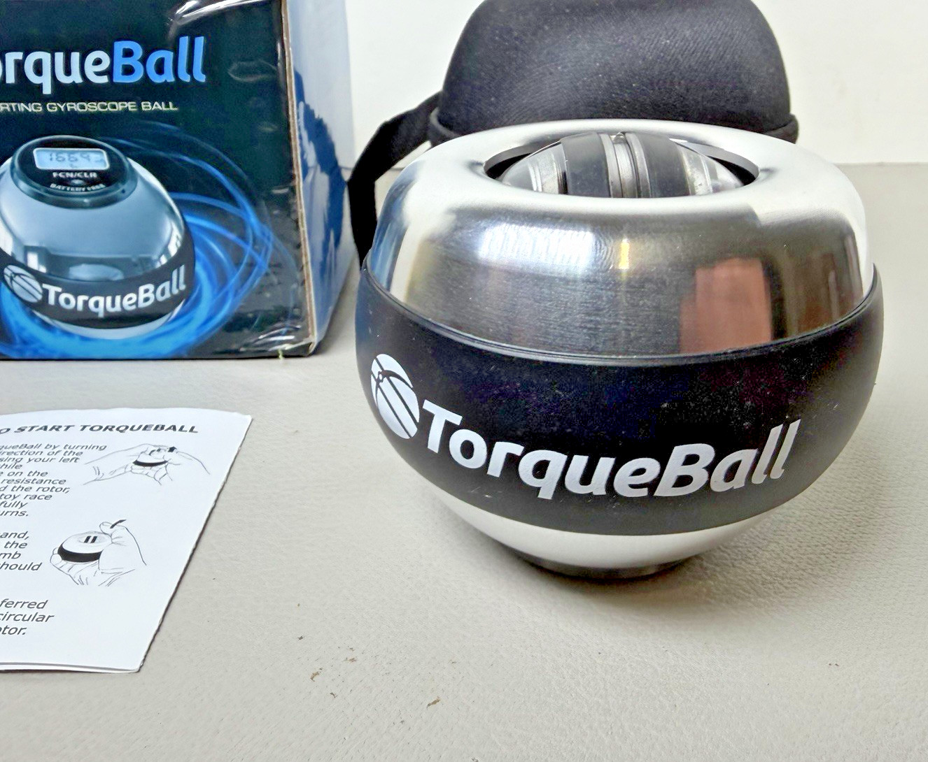 TorqueBall Self Starting Torque Ball Gyroscope Wrist Hand Exercise Therapy