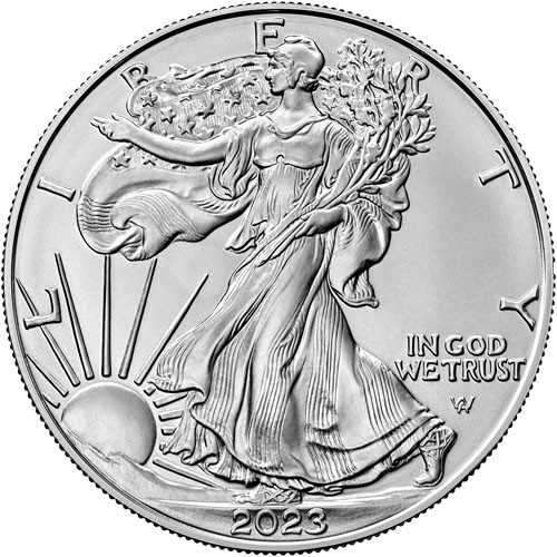 2023 1 oz American Silver Eagle Coin (BU)