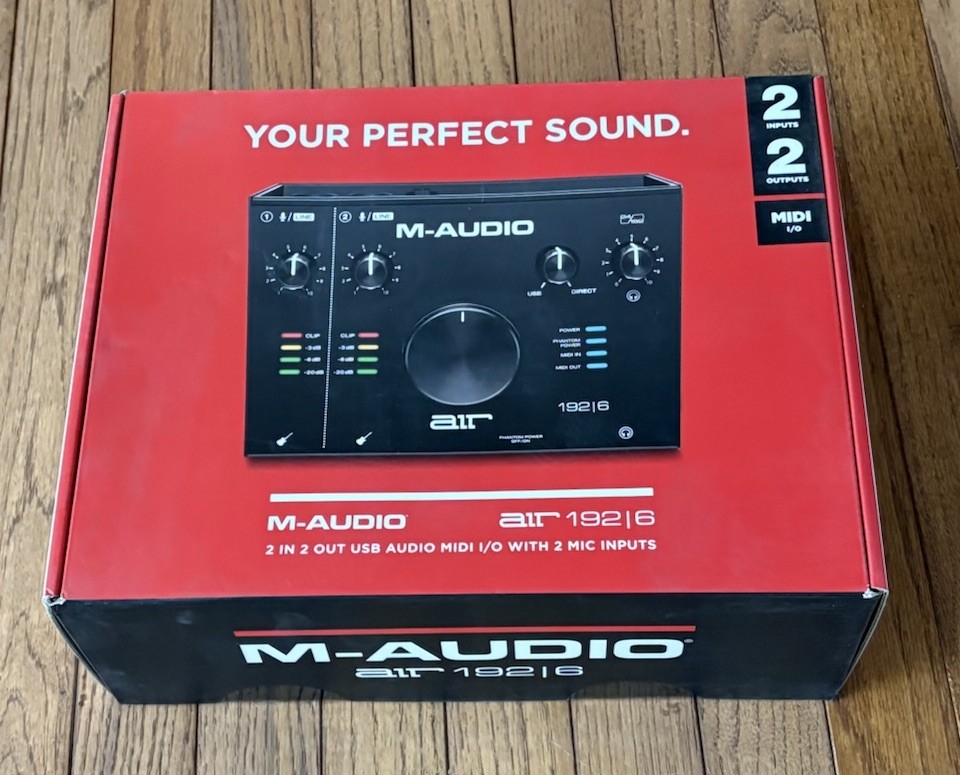 New M-AUDIO AIR 192|6 Audio Interface. Sealed (SH-17)