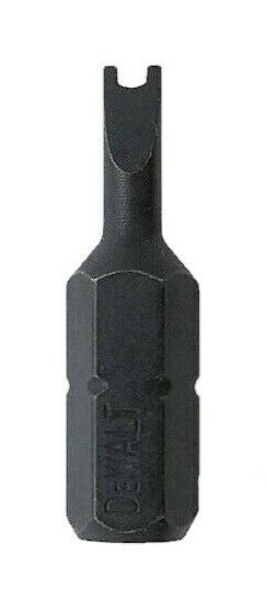5 Pack - #4 Tip Spanner, DEWALT Impact Ready power bit, 1/4 shank, 1" length