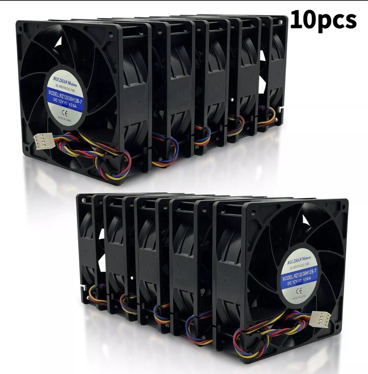 80pcs Bitmain Antminer 6500RPM Cooling Fan S19 L3+ S17 Pro S19 Pro S19j S19j Pro