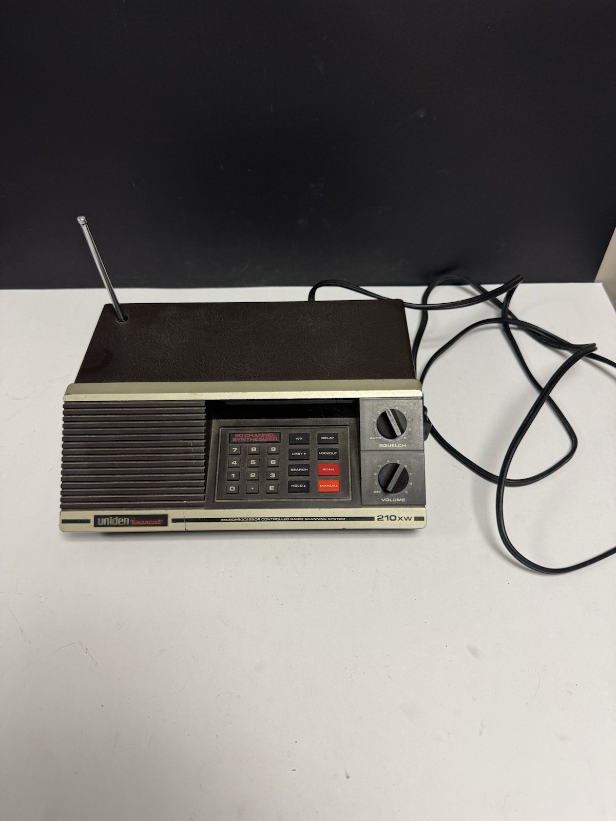 Uniden Bearcat BC210XW  Scanner, Radio -  FOR PARTS NOT WORKING