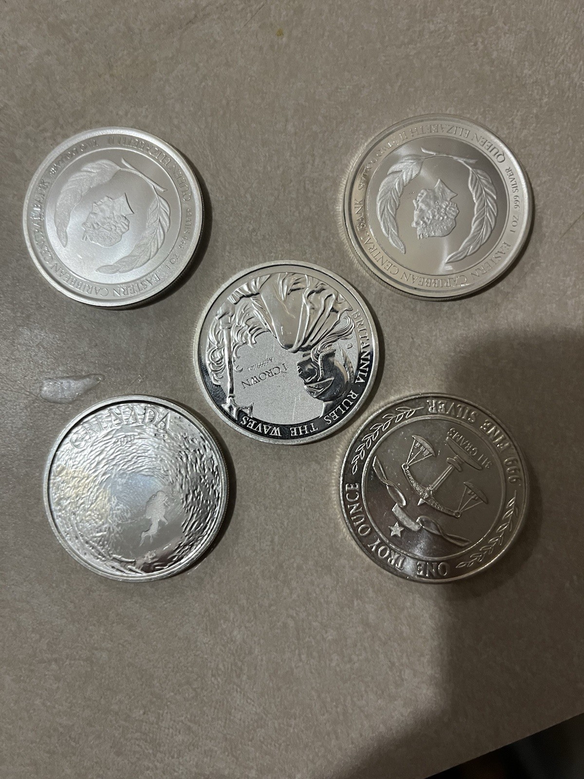 Random Silver Rounds .999 Silver 1 Oz Coins