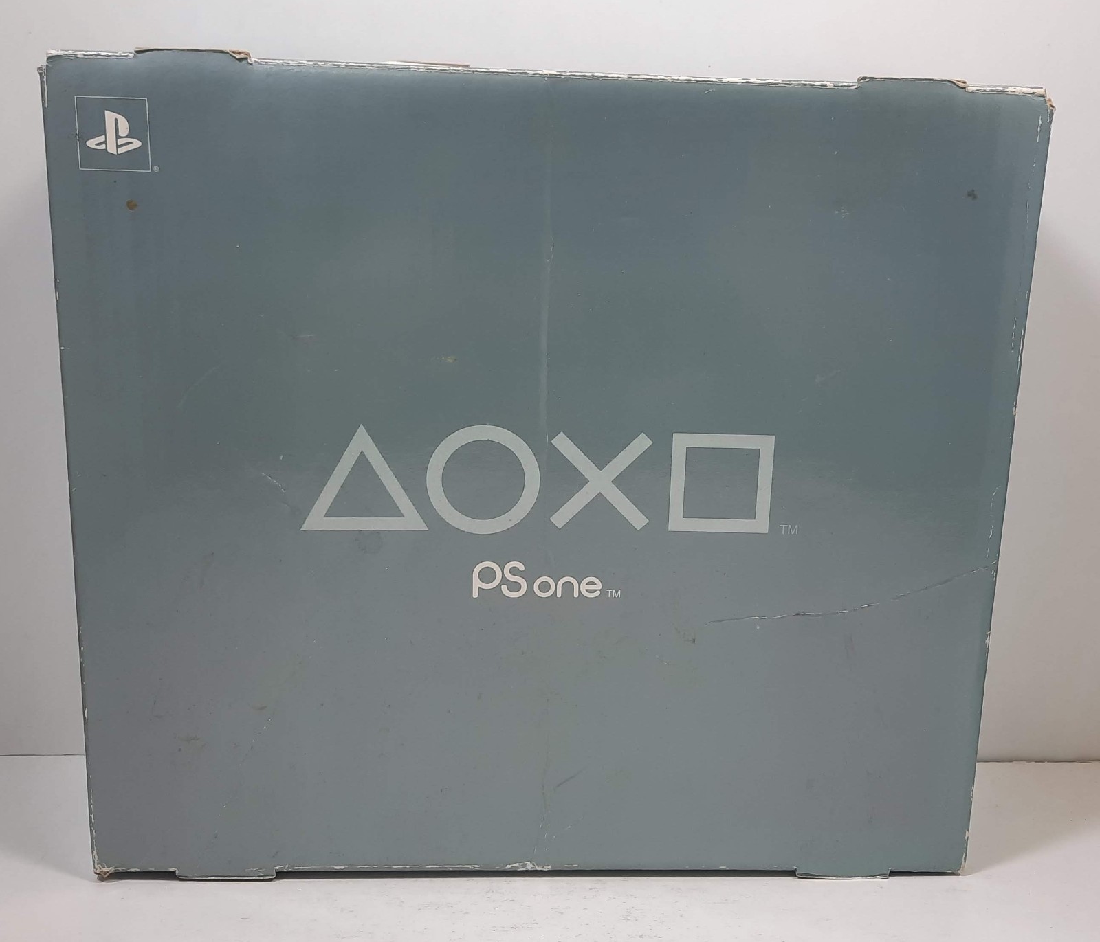Empty Console Box for Sony PlayStation PSone SCPH-101 Silver Box with Inserts