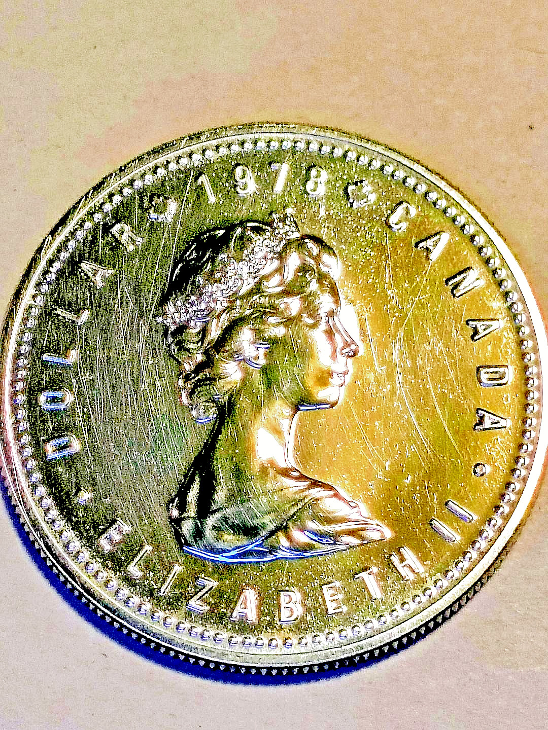silver 1978 Canada Silver Dollar Edmonton Games Proof Canadian $1