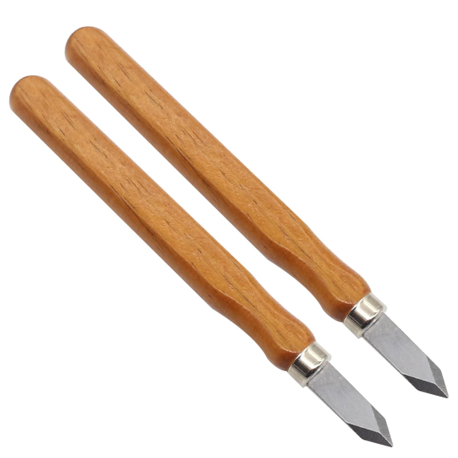 2-Pack Woodworking Marking Knife High Carbon Steel Blade Dual Bevel StrikingTool