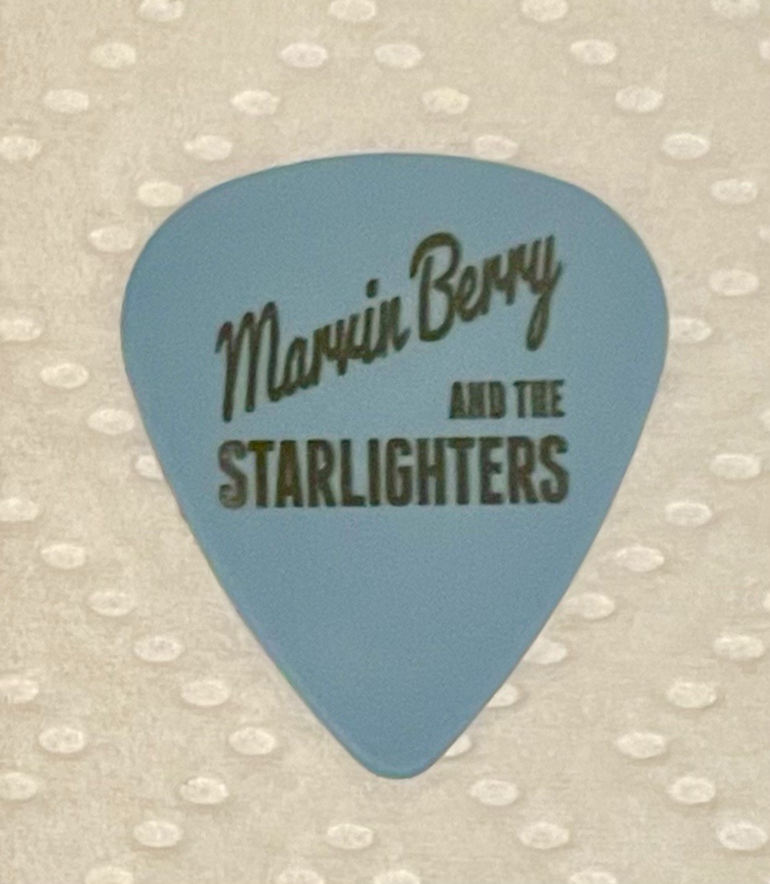 MARVIN BERRY & The STARLIGHTERS Guitar Pick BACK TO THE FUTURE 🎸1980's🎸