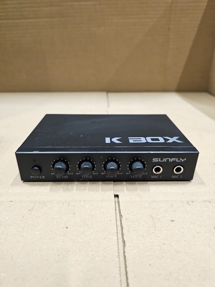 Sunfly K-Box SFA-108 Microphone Adapter - Working, Signs of Use, No Accessories
