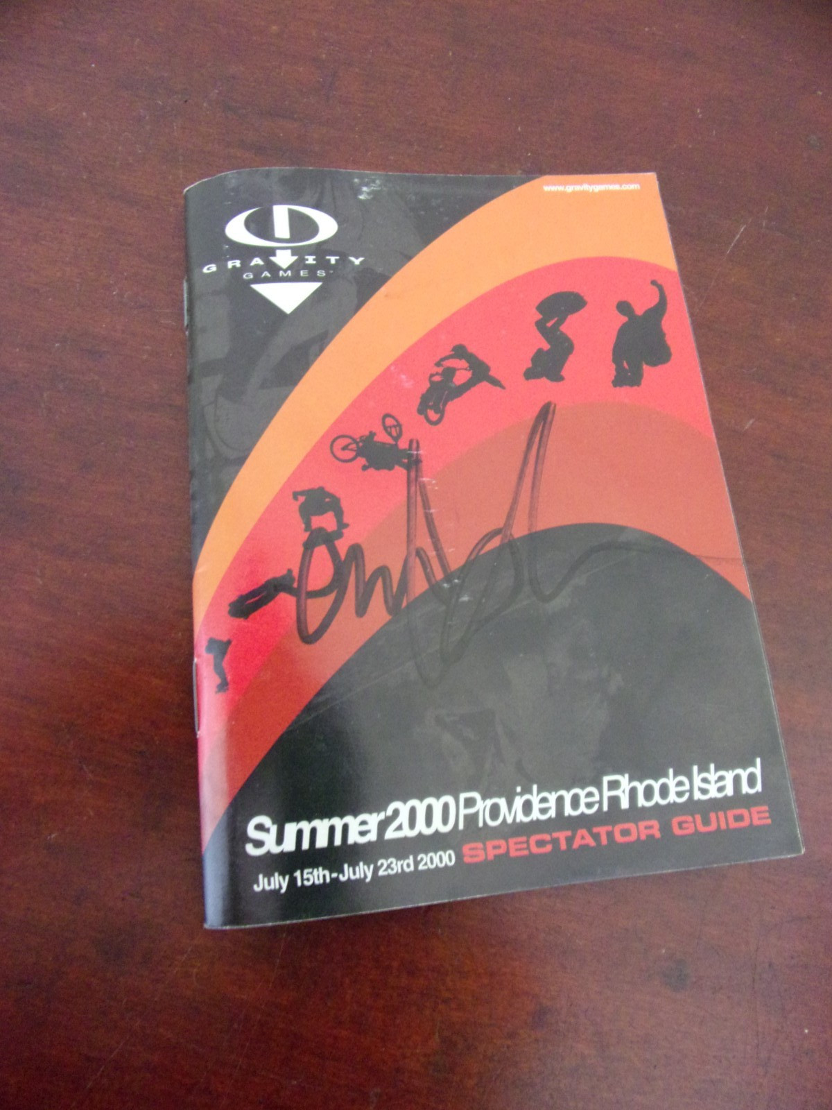 Gravity Games Summer 2000 Program Booklet Autographed