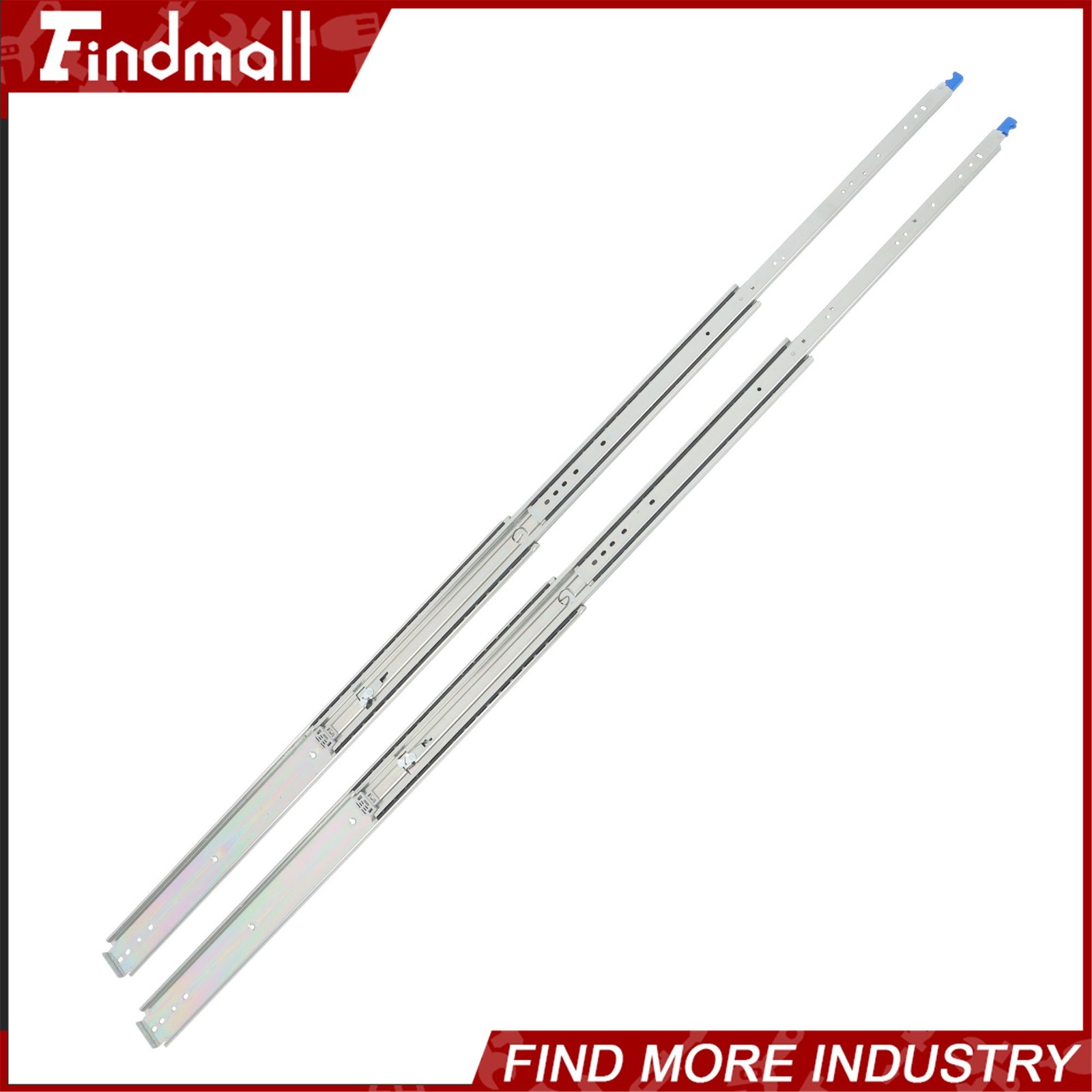 Findmall Heavy Duty 38" Drawer Slides w/Lock 500lb - Full Extension Ball Bearing