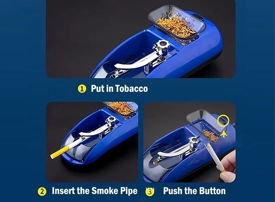 Cigarette Machine Automatic Electric Rolling Roller Tobacco Injector Maker