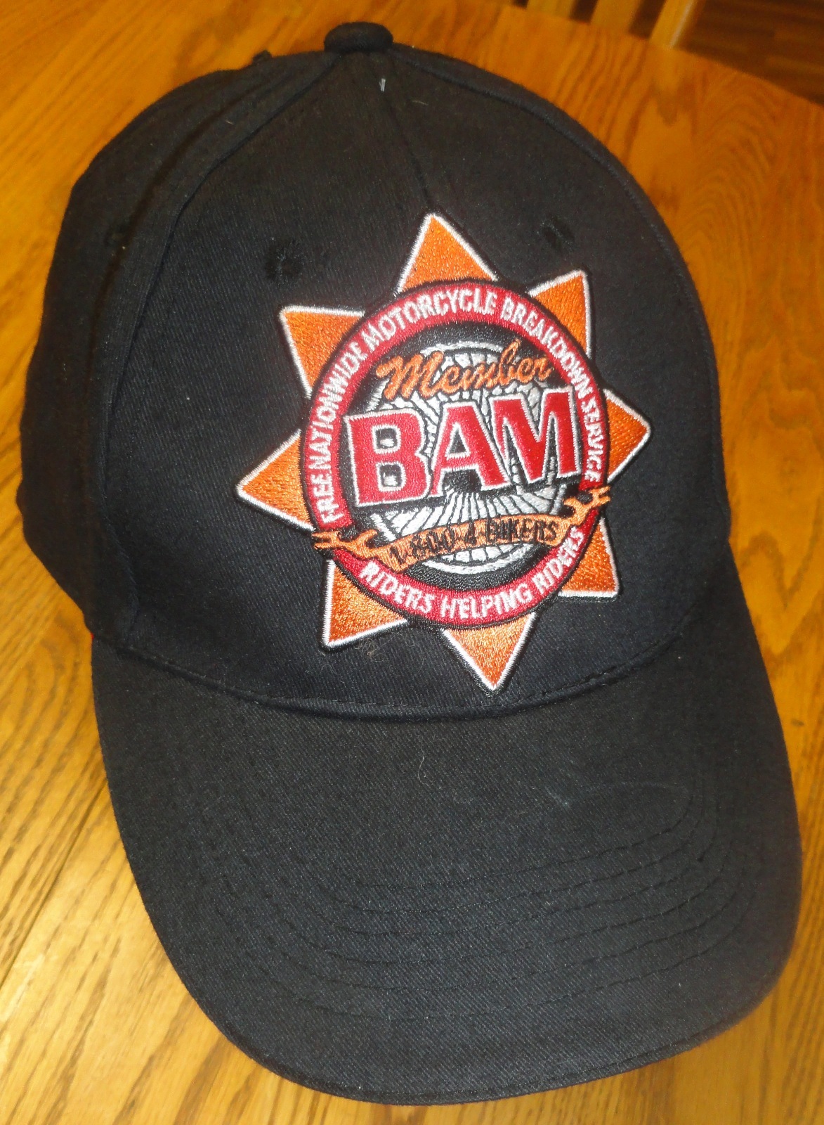 BAM FREE NATIONWIDE MOTORCYCLES BREAKDOWN SERVICE HAT VERY GOOD CONDITION
