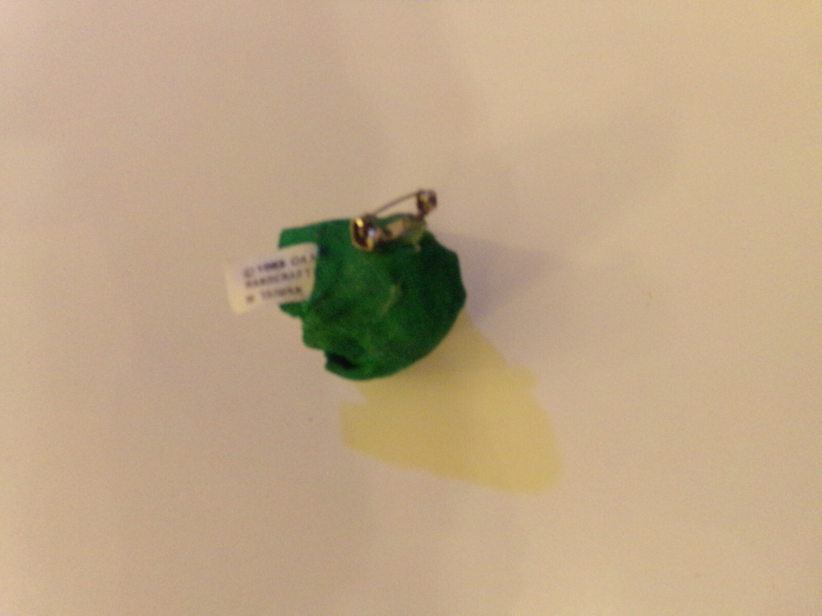 XAVIER ROBERTS CABBAGE PATCH PLASTIC CABBAGE HEAD PIN HTF!