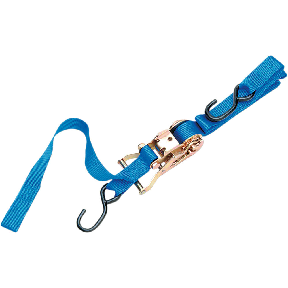 Parts Unlimited 1" Ratchet Tied Down - Assist - Blue | 3920-0076