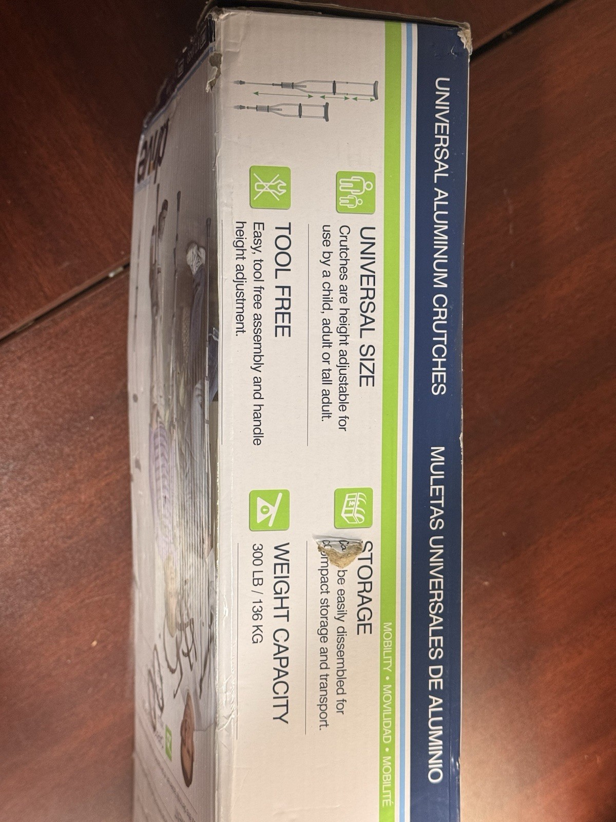 Drive Medical Universal ALUMINUM CRUTCHES