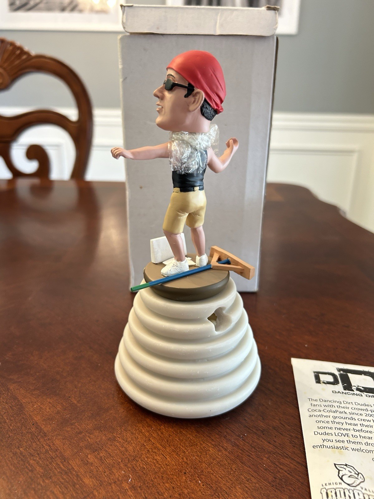 Lehigh Valley IronPigs Philadelphia Phillies Chia Dancing Dirt Dudes Bobblehead