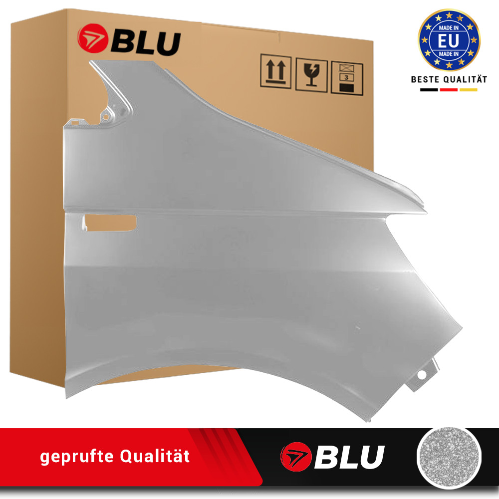 Fender For VW T6 Transporter Multivan LA7W Right Silver 15-19 Front Painted