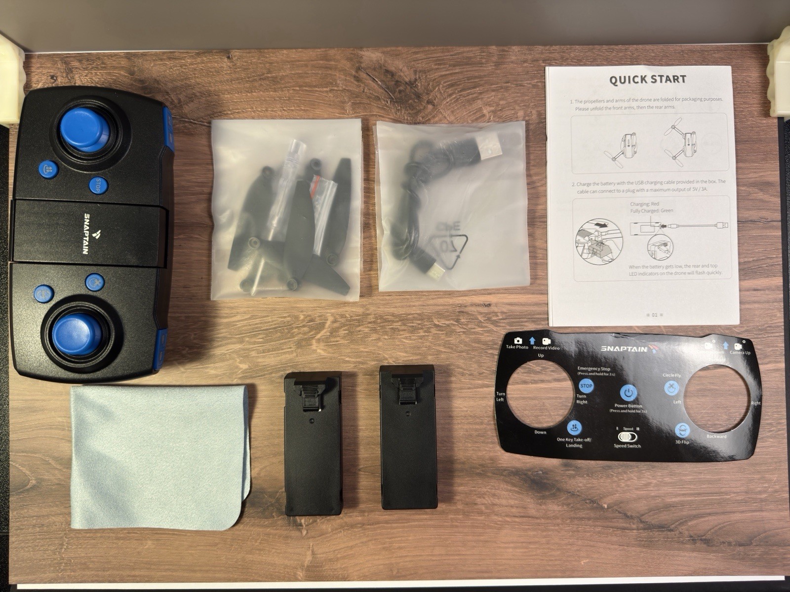 SNAPTAIN S5C Elite 1080p Foldable Drone w/ Remote & Case