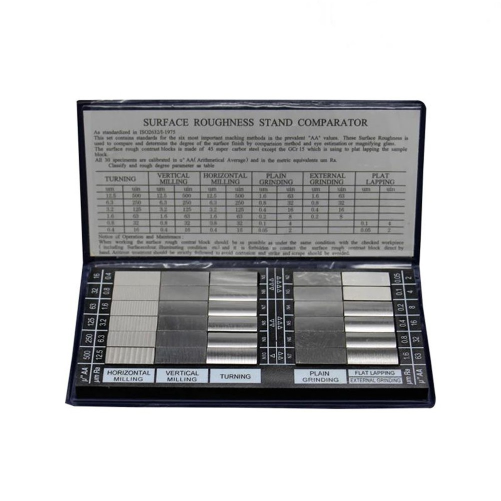 Sample Block Roughness 3 Flat Grinding 30pcs 6x3x3/8 Compare Conveniently