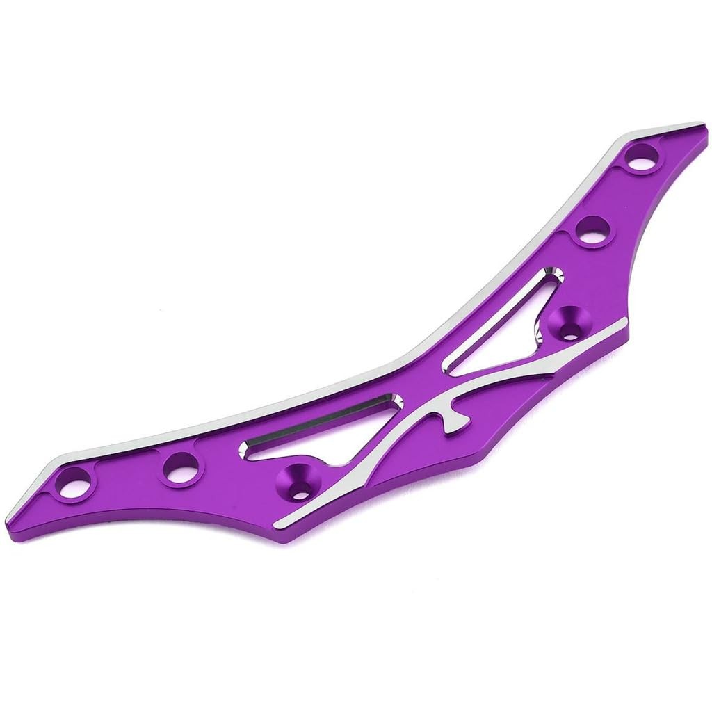 YD2/YD4 Chamfered Purple Aluminum Front Bumper Brace Part Number Y2-P001BA