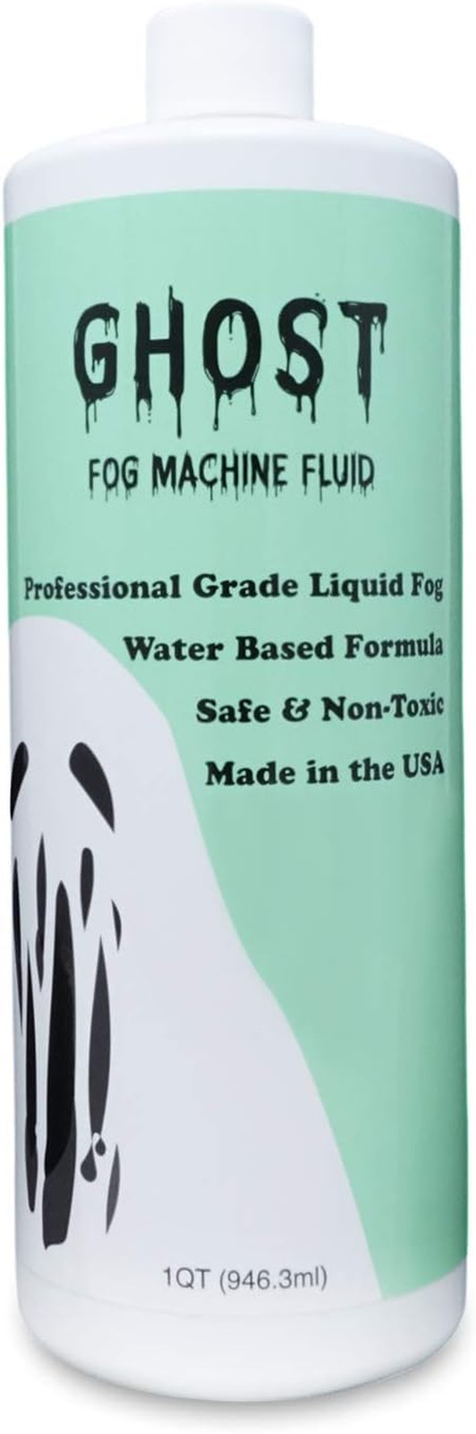 GHOST Fog Machine Liquid 32 Ounces | High Density Long Lasting Fog Juice for Wat