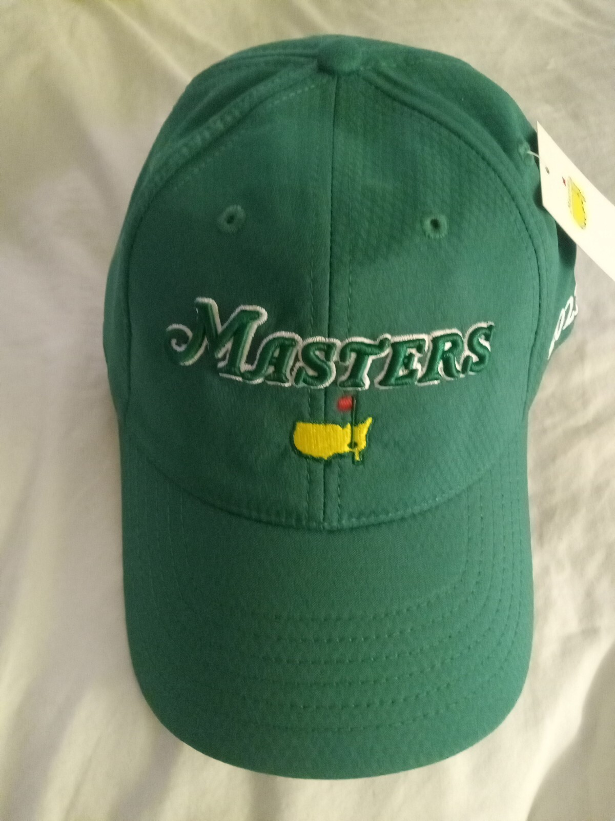 2023 MASTERS green Dated PERFORMANCE TECH Hat from Augusta National PGA JON RAHM