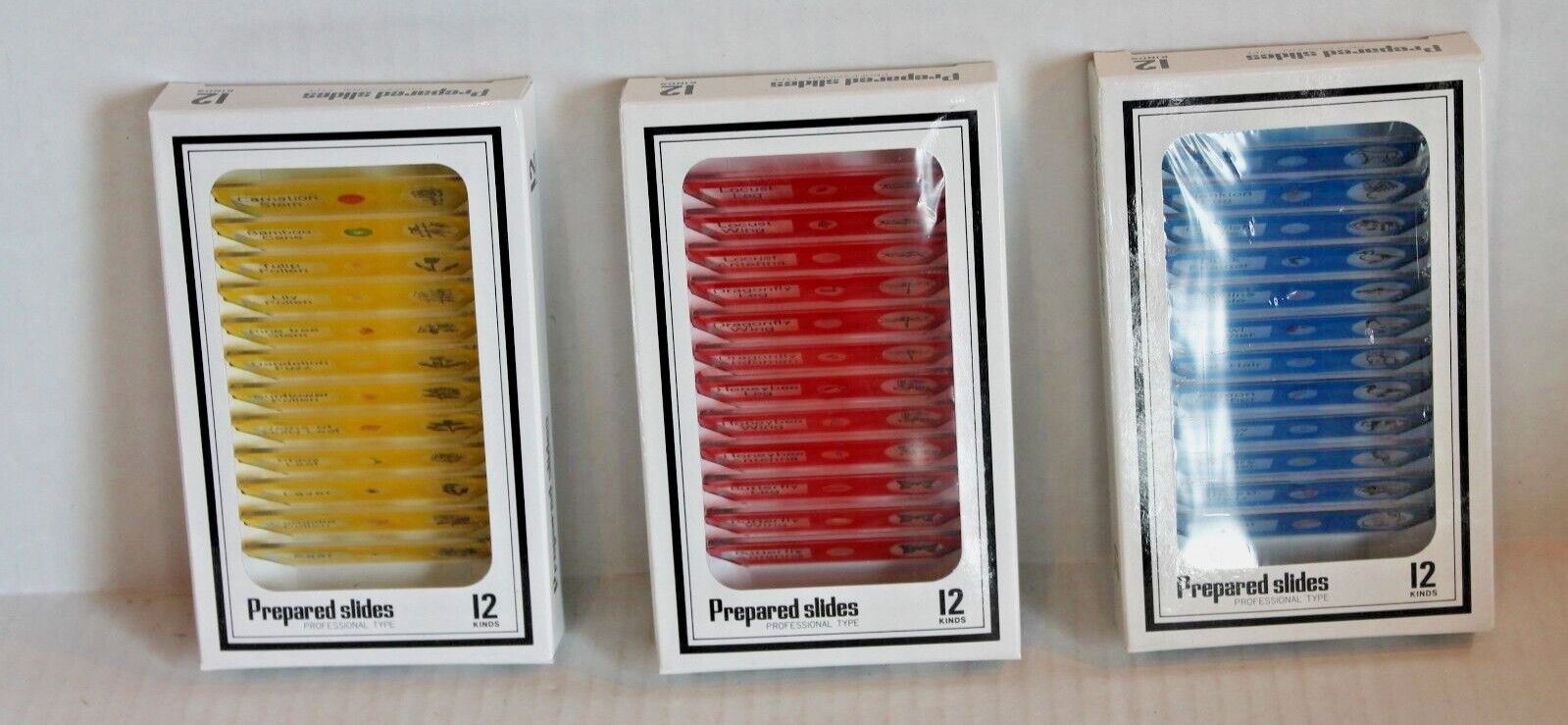 LOT of Science Lab Prepared Slides for Microscope of Animals Plants Insects (36)