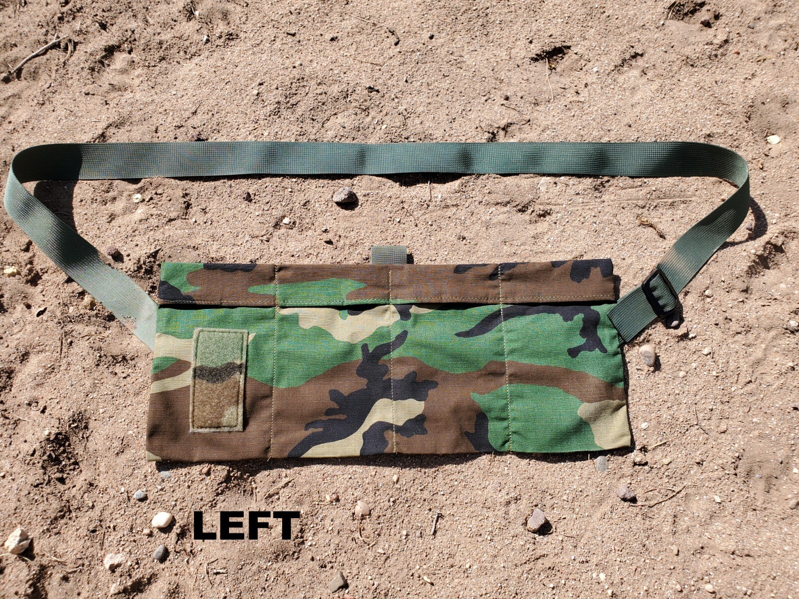 4 Magazine Bandoleer. M81 Woodland. Left Patch