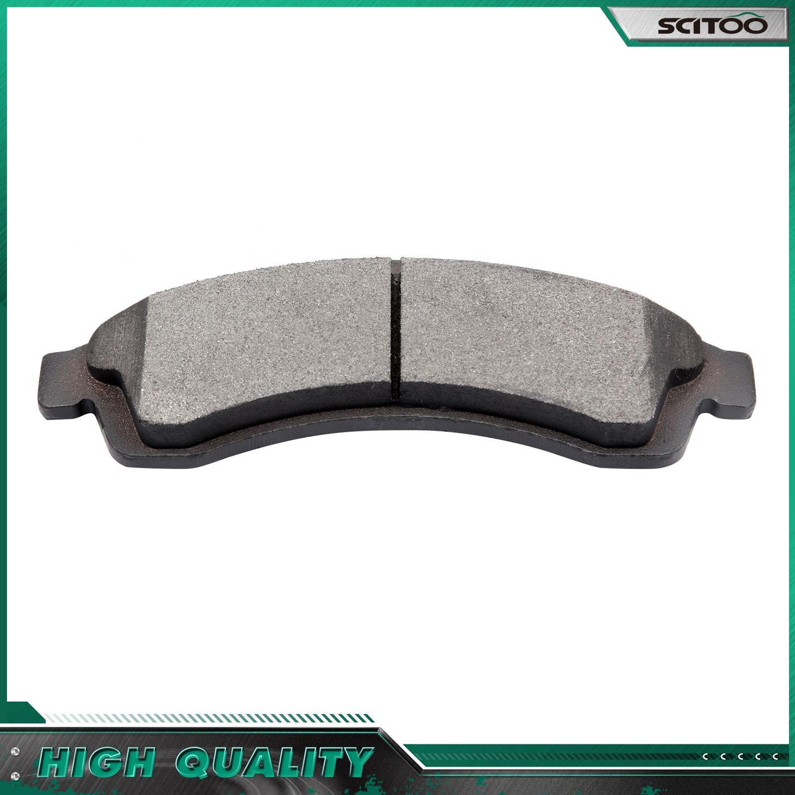 Front Brake Calipers And Ceramic Pads Kit For 2002-2005 GMC ENVOY 4.2L