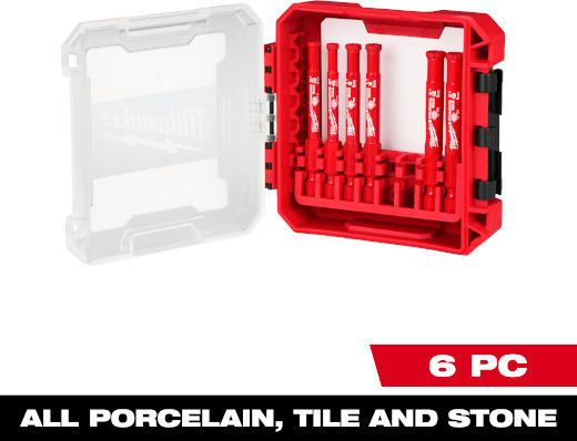 Milwaukee 49-56-0550 6PC DIAMOND MAX™ Hole Saw Bit Set