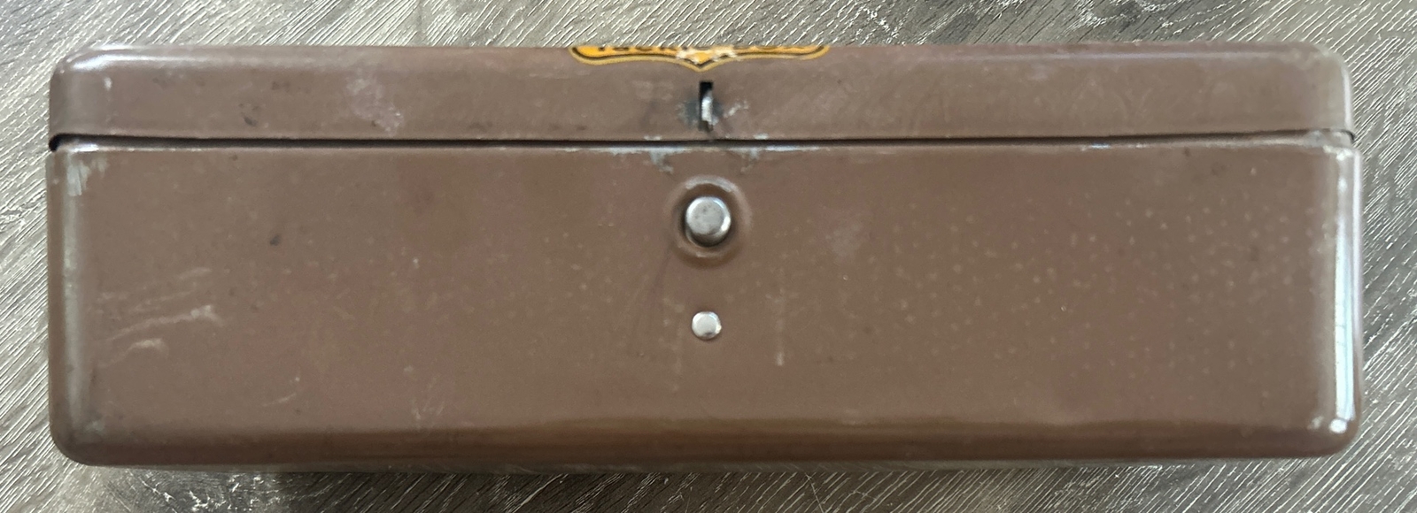 Vintage Mohawk Seamless Metal Tacklebox