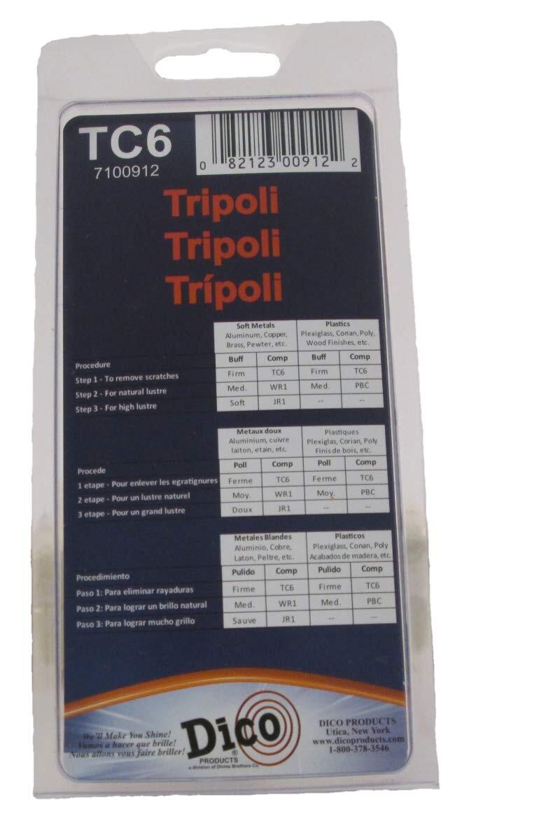 Dico TC6-7100912 Tripoli Buffing Compound Brick Brown