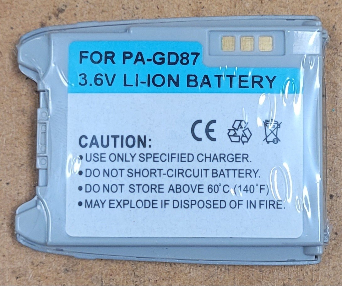 Lithium Ion Battery - Replaces Panasonic GD87 / EB-BSU87S