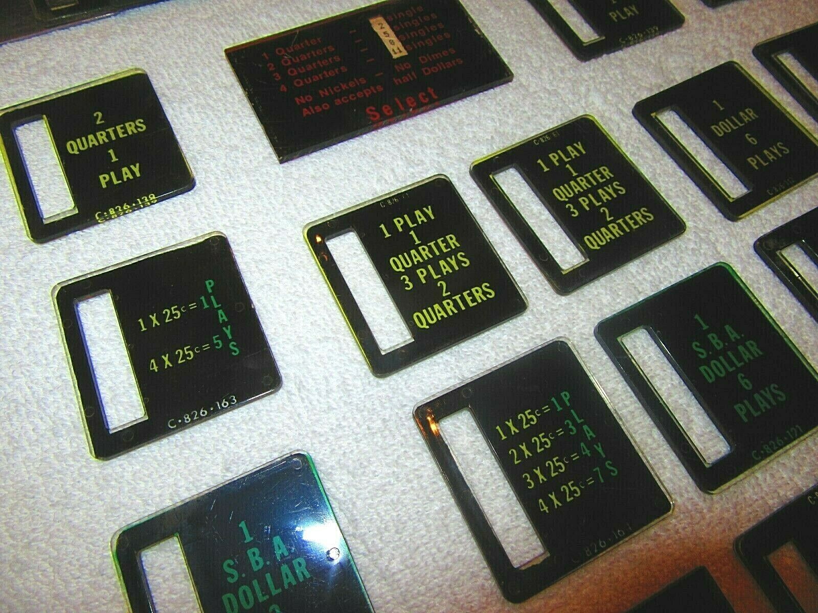Jukebox, Coin, Bezel,Selection - AMI - Rowe -  Seeberg - Lot of 45 - Vintage