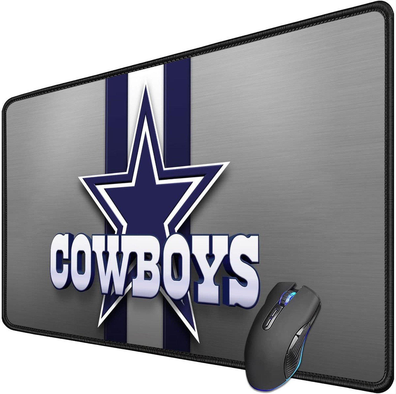 Large Gaming Mouse Pad,Stitched Edges Extended Mousepad with Non-Slip Rubber ...