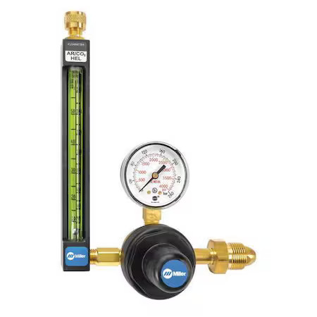 Miller Electric 22-30-580 Flowmeter Regulator, Argon, Carbon Dioxide, Helium,