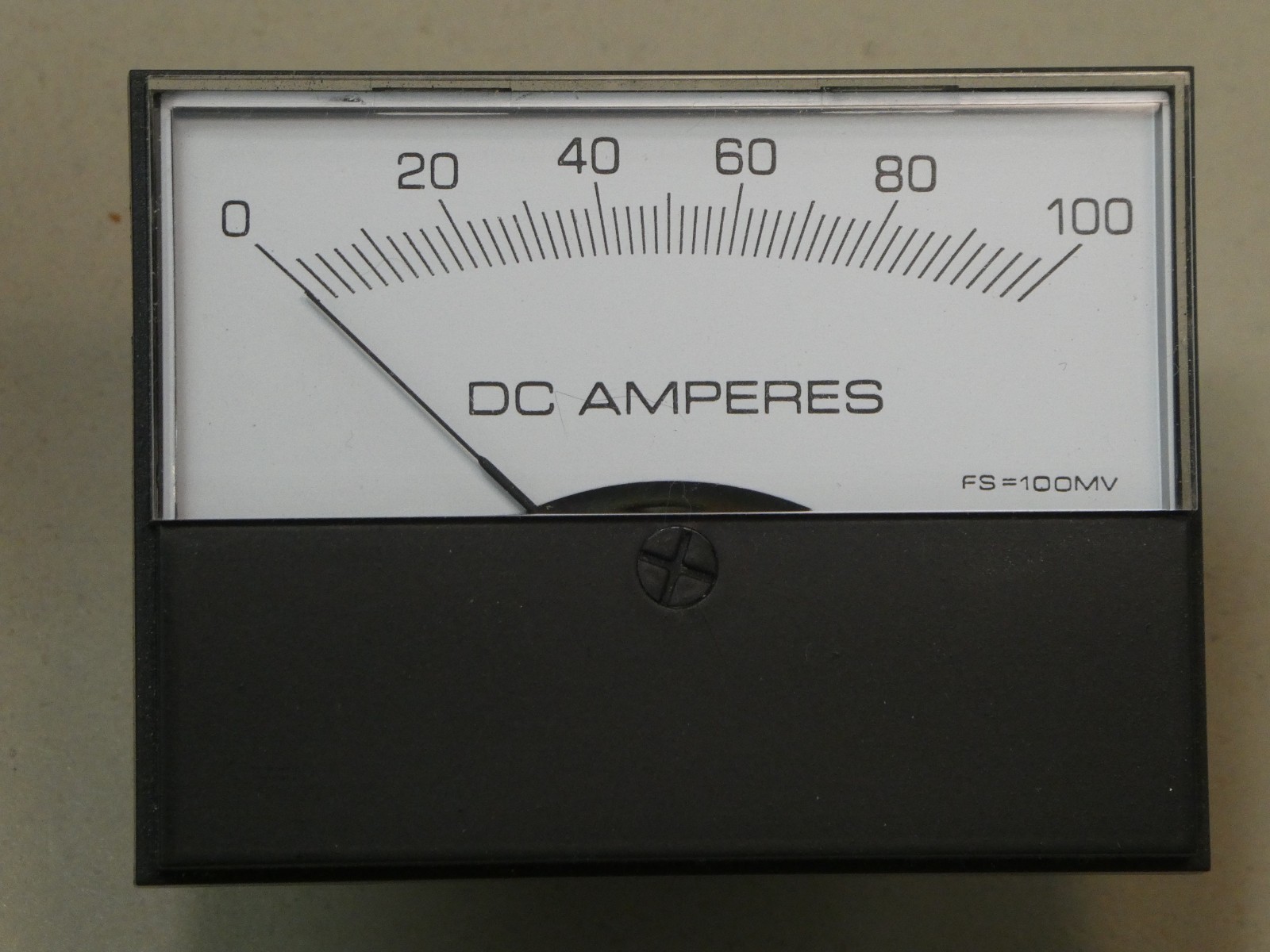 NEW Panel Meter 100 ampere scale 100mV 20ohms 5mA FS requires external shunt