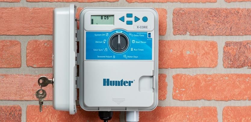 Hunter XC400 X-Core Outdoor Controller Timer 4 Stations Zones Xcore Clock 120V
